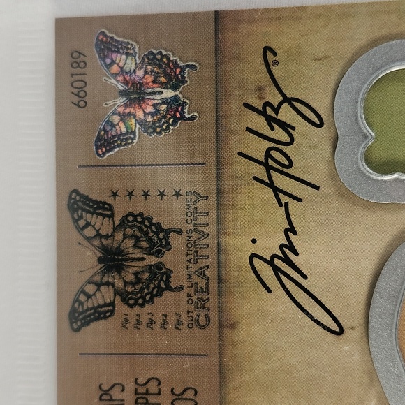 Sizzix Framelits with Stamps (barely used) - Tim Holtz Alterations collection - Picture 9 of 16